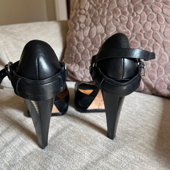 Michael Kors Peep Toe Stiletto Heels Sz 6M - Picture 2 of 6